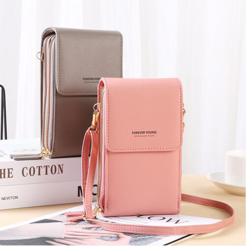 Crossbody Bag with Touchscreen Phone Pouch